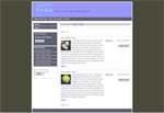 2 column fixed width with dark background